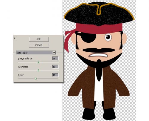 آموزش طراحی کاراکتر کارتونی دزد دریایی در فتوشاپ